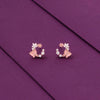 Butterfly Garden Silver Stud Earrings