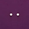 Chic Solitaire Stud Earrings