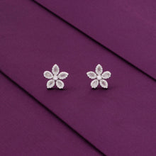  Chic Sterling Silver Floral Stud Earrings