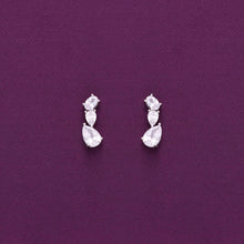  Chic Zircon Link Stud Earrings