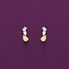 Chic Zircon Link Stud Earrings