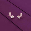 Sterling Silver Chic Floral Stud Earrings