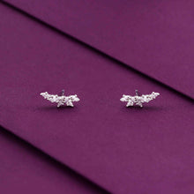  Sterling Chic Crystal Stud Earrings