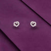 Minimalistic Love Heart  Stud Earring