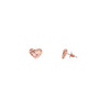 Minimalistic Heart Stud Earring