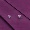 Sterling Silver Cute Heart Studs