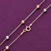 Sterling Silver Dual Tone Link Ball Chain