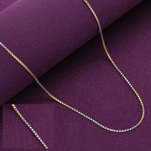  Sterling Silver Classic Tri Tone Silver Chain