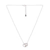 Sterling Silver Entwined Hearts Necklace