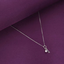  Sterling Silver Love Charm Necklace