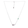 ROSE OF LOVE CASUAL SILVER CHAIN NECKLACE