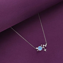  Starry Night Casual Silver Necklace