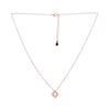 Sterling Silver Elegant Square Necklace