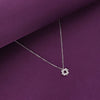 Sterling Silver Elegant Square Necklace