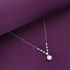 Sterling Silver Stunning Solitaire Necklace