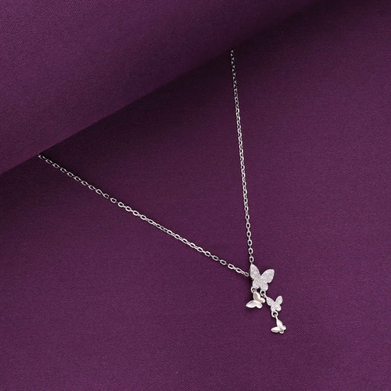 Sterling Silver Stunning Butterfly Necklace