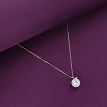  Sterling Silver Solitaire Necklace