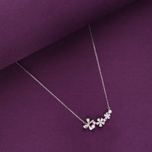  Sterling Silver Floral Pearl Elegance Necklace