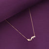 Sterling Silver String of Heart Necklace