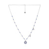 Sterling Silver Evil Eye & Hamsa Charm Necklace