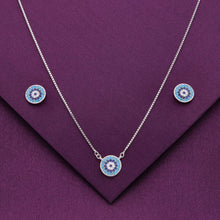  Sterling Silver Chic Evil Eye Necklace Set