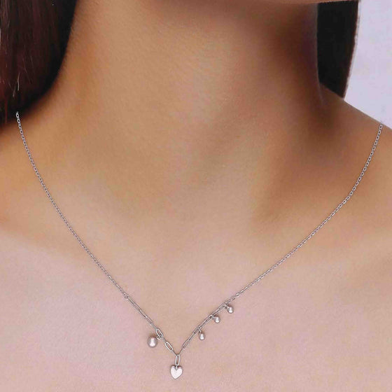 Sterling Silver Heart Necklace