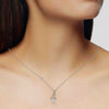 Sterling Silver Ballerina Necklace