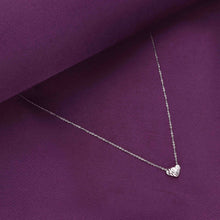  Sterling Silver Minimalistic Heart Necklace