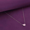 Sterling Pink Love Heart Necklace