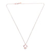 Sterling Rose Gold Minimalistic Heart Necklace