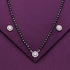 Classic Solitaire Silver Mangalsutra