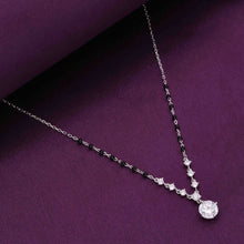  Chic Solitaire Silver Mangalsutra Necklace