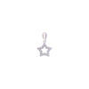 Stunning Star Zircon Cut Silver Pendant