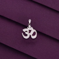 Sterling Silver Om Pendant