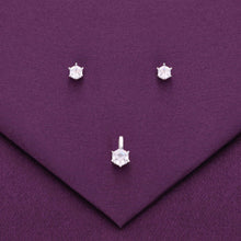  Minimal Solitaire Pendant Set