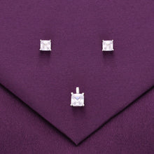  Minimal Princess Cute Pendant & Earring Set