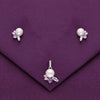 Sterling Pearl Radiance Pendant & Earring Set