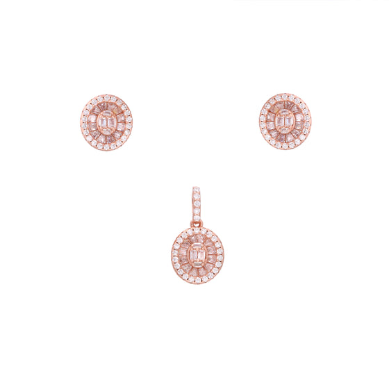 Sterling Elegance Pendant & Earring Set