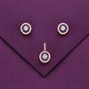 Sterling Elegance Pendant & Earring Set