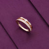 Elegant Sterling Silver Diamond Band Ring