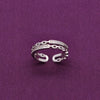 Elegant Sterling Silver Chain Link Ring