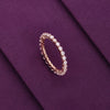 Elegant Sterling Silver Eternity Band