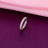 Sterling Silver Eternity Band Ring