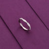 Sterling Silver Elegant Twirl Minimal Ring