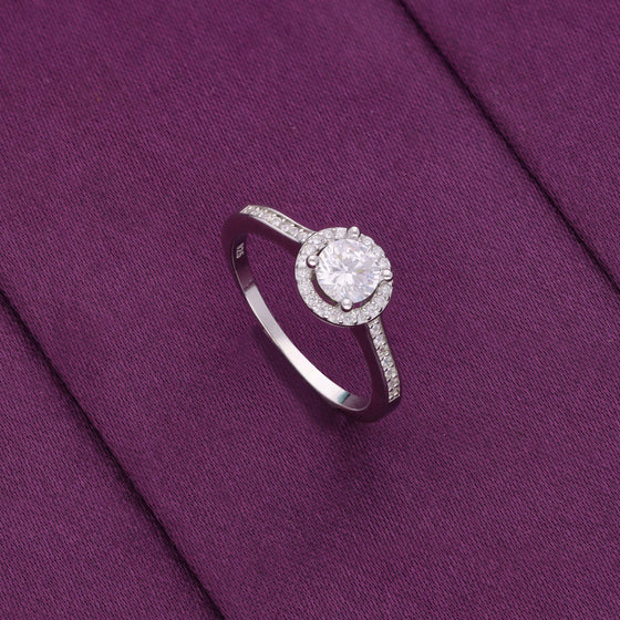 Solitaire Brilliance Sterling Ring