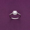 Solitaire Brilliance Sterling Ring