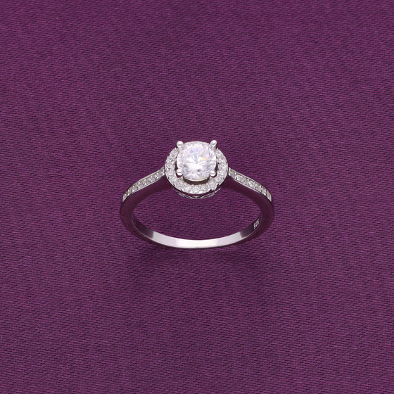 Solitaire Brilliance Sterling Ring