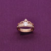 Crown Solitaire Silver Ring