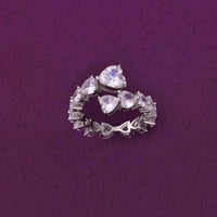 Hearts Aglow Sterling Silver Statement Ring