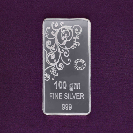 999 Silver Bar - 100g